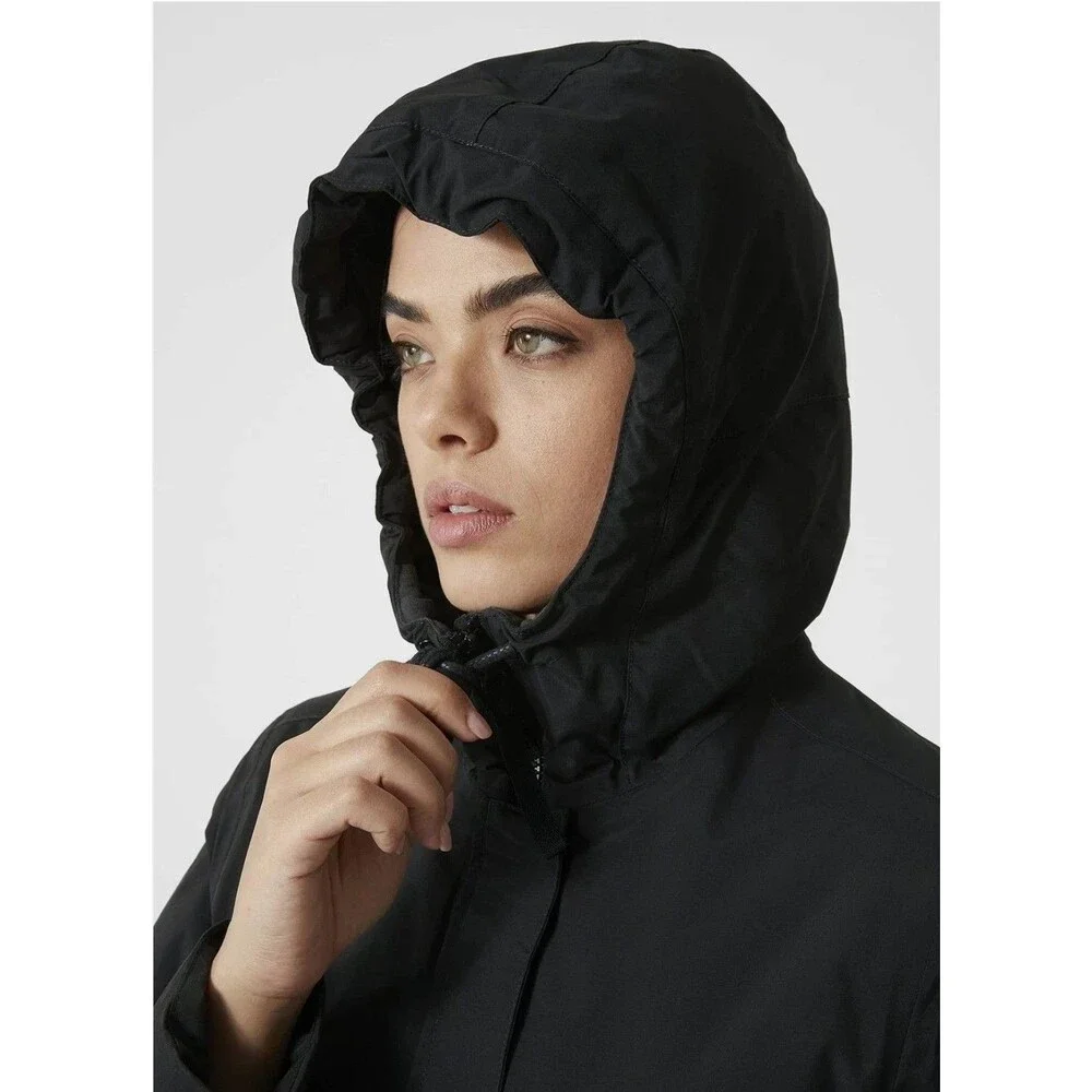 NWT Helly Hansen Boyne Insulated 2.0 Women’s Parka Winter Coat Black S - Picture 2 of 8